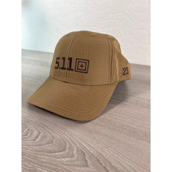 5.11 Tactical "Always Be Ready" Beige Men's Snapback Hat- 2023 Shot Show- NWOT - Picture 2 of 7